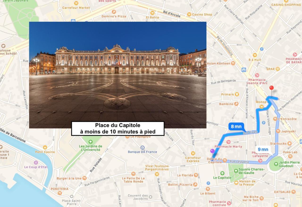 Le Victor Hugo - Studio Avec Parking # Hypercentre Apartamento Toulouse Exterior foto