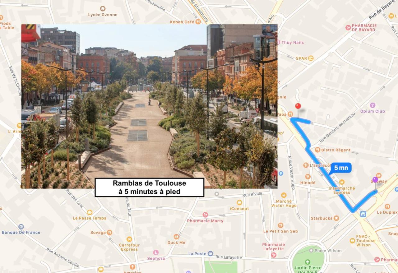 Le Victor Hugo - Studio Avec Parking # Hypercentre Apartamento Toulouse Exterior foto